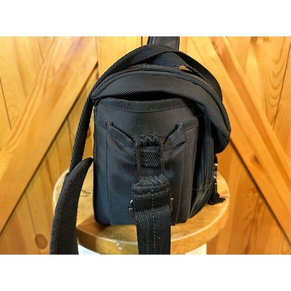 Nikon Camera Bag DSLR Shoulder Hand Bag Soft Shell Canvas Case Black Pockets - Picture 4 of 10